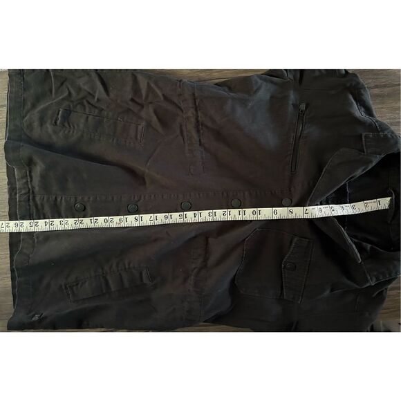 Hurley Black Button Up Slater Casual Shirt Shaket Size Small Cotton - Picture 13 of 13